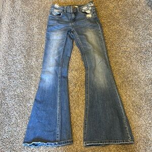 Mid rise flare jeans 25